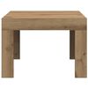 vidaXL Couchtisch Artisan-Eiche 50 x 50 x 35 cm Holzwerkstoff