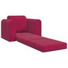 vidaXL Schlafsofa Weinrot 98 x 71 x 83 cm Samt