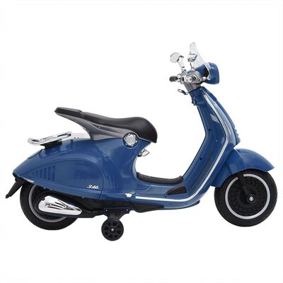 vidaXL Elektro-Motorrad für Kinder Vespa GTS300 Blau