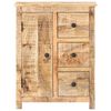 vidaXL Sideboard 59x35x75 cm Raues Mangoholz