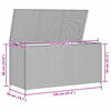 vidaXL Garten-Auflagenbox Grau 120x50x60 cm Poly Rattan