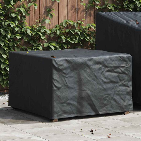 vidaXL M&ouml;belbezug Uni Schwarz 60 x 60 x 45 cm Stoff