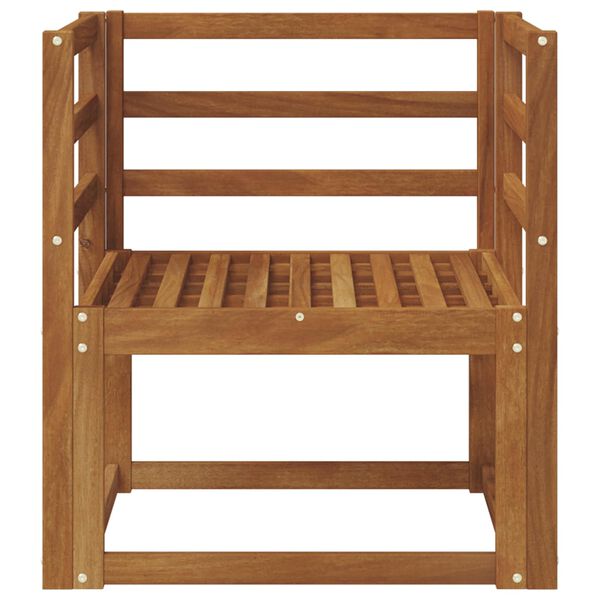 vidaXL Outdoor-Sofa Massivholz Akazie Natur