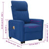 vidaXL Massagesessel mit Aufstehhilfe Blau Stoff