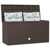 vidaXL Gartenbox Braun 114x47x60 cm