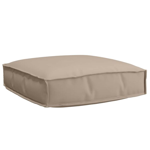 vidaXL Kissen Taupe 60 x 60 x 12 cm Oxford-Stoff