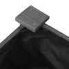 vidaXL Hochbeet mit Einsatz Grau 120x60x25 cm Massivholz Tanne