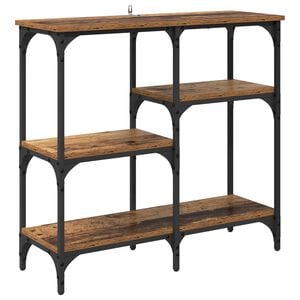 vidaXL Konsolentisch Altholz 80 x 29 x 75 cm Holzwerkstoff