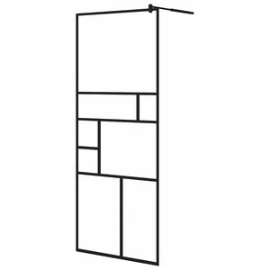 vidaXL Duschwand f&uuml;r Begehbare Dusche mit Klarem ESG Glas 80x195 cm