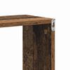 vidaXL Wandregal mit Regal Wandmontiert Braun Holzwerkstoff