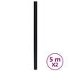 vidaXL M&ouml;belfolien Selbstklebend Mattschwarz 90x500 cm PVC