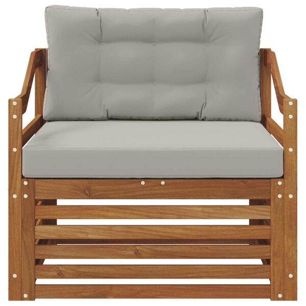 vidaXL Outdoor-Sofagarnitur Massivholz Akazie Natur