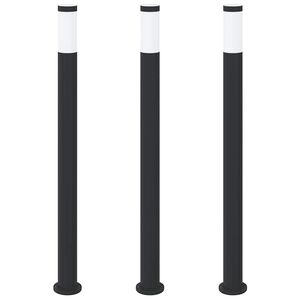 vidaXL Pollerleuchten 3er 110 cm Edelstahl IP44