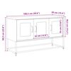 vidaXL TV-Schrank Anthrazit 100,5x39x60,5 cm Kaltgewalzter Stahl