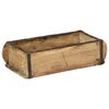 vidaXL Tablett 4 pcs Braun 30 x 15 x 9 cm Massives upgecyceltes Holz