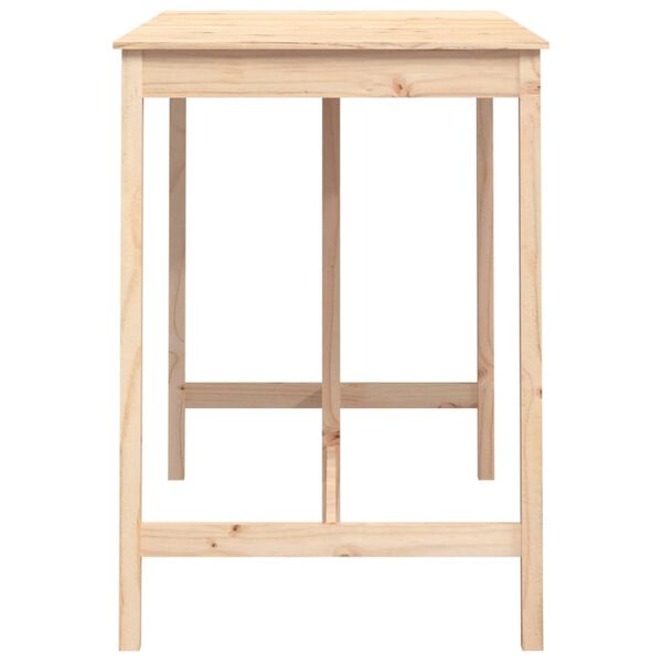 vidaXL Bartisch 140x80x110 cm Massivholz Kiefer