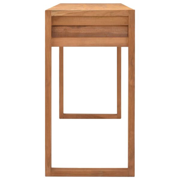 vidaXL Schreibtisch mit 2 Schubladen 140x40x75 cm Teakholz