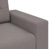 vidaXL Loveseat-Sofa Taupe 140 cm Stoff