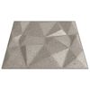 vidaXL Wandpaneele 12 Stk. Beton 50x50 cm XPS 3 m² Diamant