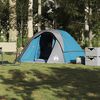 vidaXL Campingzelt 4 Personen Blau Wasserdicht