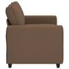 vidaXL 2-Sitzer-Sofa Braun 160x77x82 cm Stoff
