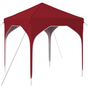 vidaXL Pop-up Partyzelt 194 x 194 x 245 cm Bordeauxrot