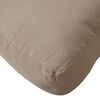 vidaXL Palettenkissen Taupe 60x60x9,5 cm Oxford-Gewebe
