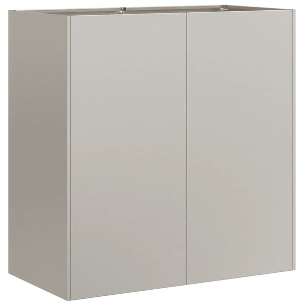 vidaXL Pflanzk&uuml;bel Rostig 80x40x80 cm Wetterfester Stahl