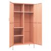 vidaXL Kleiderschrank Rosa 90x50x180 cm Stahl