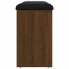 vidaXL Schuhbank Braun Eichen-Optik 102x32x50 cm Holzwerkstoff
