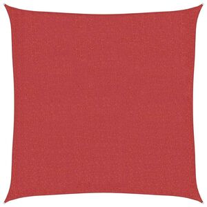 vidaXL Sonnensegel 160 g/m&sup2; Rot 2x2 m HDPE
