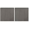 vidaXL Wandpaneele 2 pcs Grau 60,5 x 60 cm