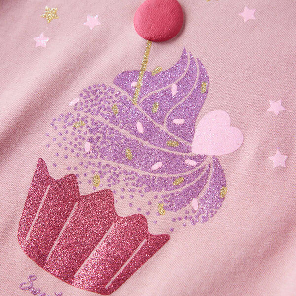 Kinder-Langarmshirt Hellrosa 92