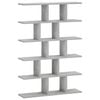 vidaXL Wandregal Betongrau 70 x 17 x 101 cm Holzwerkstoff