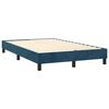 vidaXL Boxspringbettgestell Dunkelblau 120x200 cm Samt