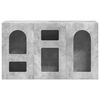 vidaXL Sideboard Beton Grau 100 x 35 x 59 cm Holzwerkstoff