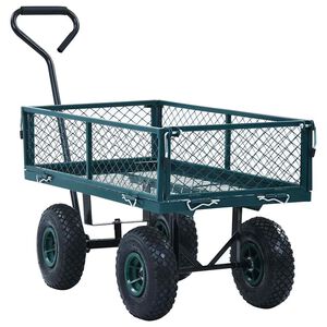 vidaXL Gartenwagen Gr&uuml;n 250 kg
