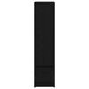 vidaXL Highboard Schwarz Eichen-Optik 29,5x34x119,5 cm Holzwerkstoff