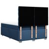 vidaXL Boxspringbett mit Matratze Blau 140x200 cm Stoff