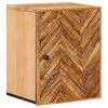 vidaXL H&auml;ngeschrank mit T&uuml;r Braun 38 x 33,5 x 48 cm Massivholz Mango