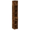 vidaXL Hochschrank Schmal R&auml;uchereiche 30x42,5x225 cm Holzwerkstoff