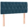 vidaXL Kopfteil Dunkelblau 100x7x78/88 cm Samt