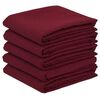 vidaXL Tischdecke 5 stk. Weinrot 140 x 200 cm Rechteckig