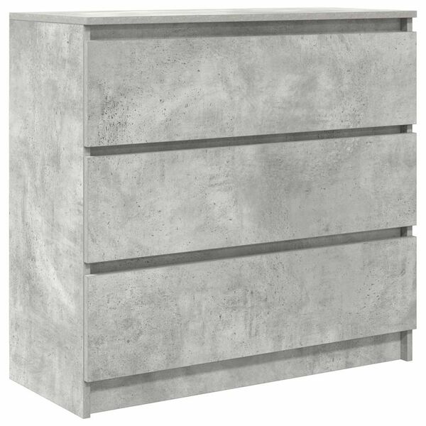 vidaXL Sideboard Betongrau 80x35x76 cm Holzwerkstoff