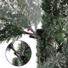 vidaXL K&uuml;nstlicher klappbarer Weihnachtsbaum Gr&uuml;n und Wei&szlig; 240 cm