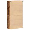 vidaXL Highboard mit Schubladen Altholz 80 x 33 x 150 cm Holzwerkstoff