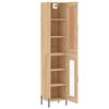 vidaXL Highboard Sonoma-Eiche 34,5x34x180 cm Holzwerkstoff