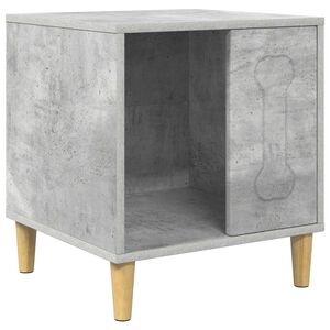 vidaXL Hundeh&uuml;tte Betongrau 44 x 42 x 49 cm Holzwerkstoff