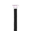 vidaXL Bootsseil Schwarz 5 mm 500 m Polypropylen