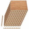 vidaXL Fu&szlig;matten 50 stk. Holz 18 m&sup2; EVA-Schaum